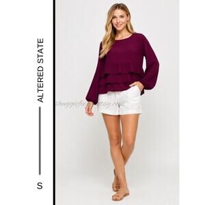 MSRP: $102✨ Alter'd State / Mossimo Boho Blouse + Linen Shorts Bundle – Size S ✨